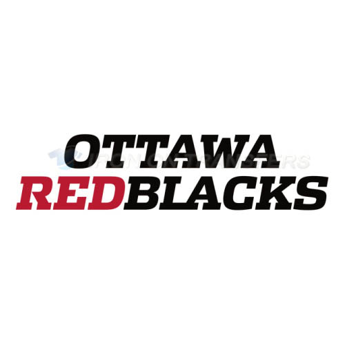 Ottawa RedBlacks Iron-on Stickers (Heat Transfers)NO.7617